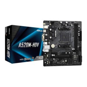 ASRock A520M-HDV M-ATX DDR4 AMD AM4 Motherboard