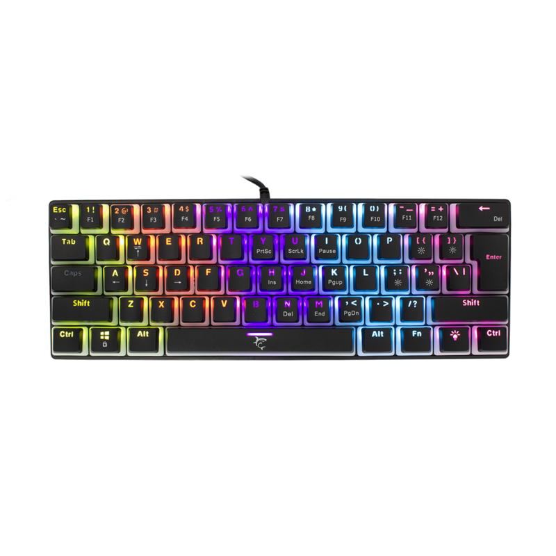 WhiteShark Ashiko RGB Mechanical 60% | RedSwitch