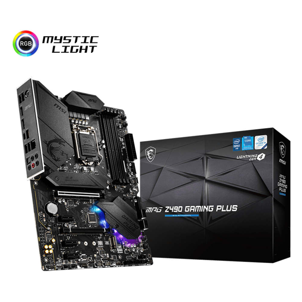 MSI MPG Z490 Gaming Plus RGB | Intel S1200 ATX – LV4Tech