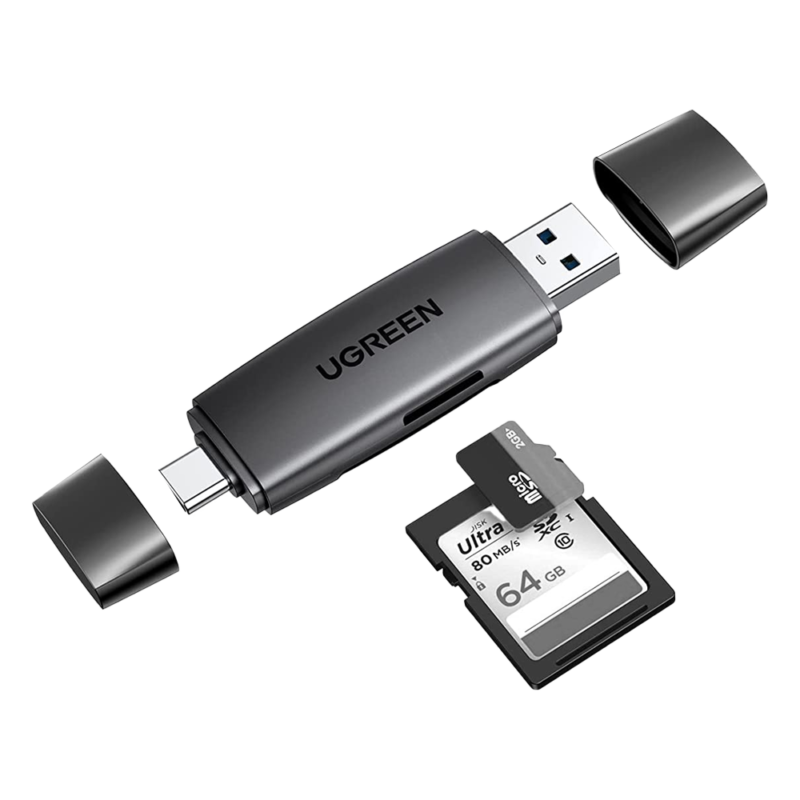 UGREEN Multifunciton Card Reader USBC/A to SD/MircoSD