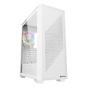 Sharkoon VS9 RGB White ATX MidiTower Gaming Case