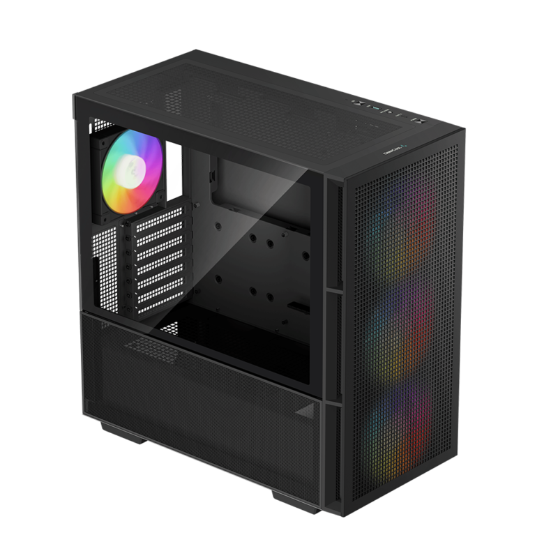 DeepCool CH560 RGB Gaming ATX Window Black | MidTower thumbnail 2