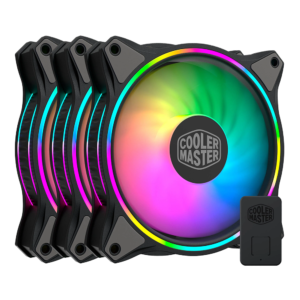 CoolerMaster MasterFan MF120 Halo 3in1 RGB Case Fans Gaming