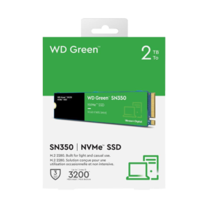 2TB WD Green SN350 M.2 NVMe PCIe 3.0 QLC WDS200T3G0C