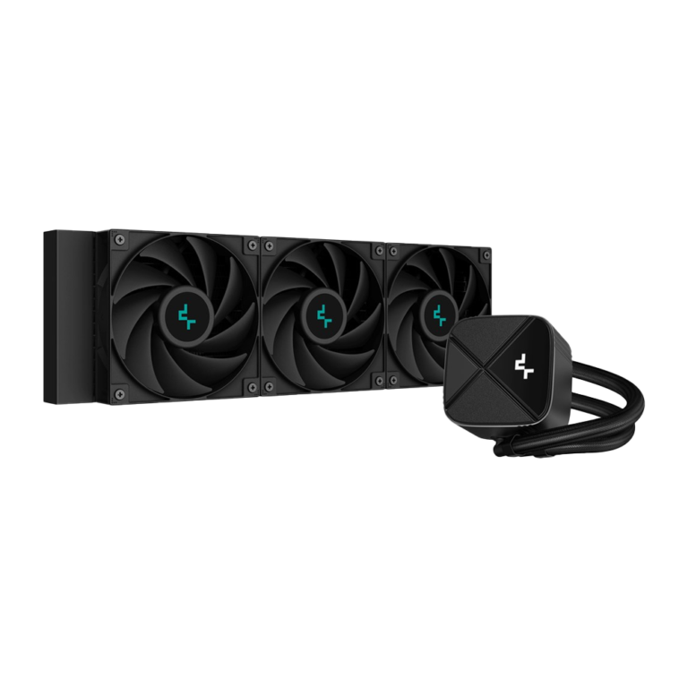 DeepCool LS720S ZeroDark AIO Liquid Cooler 360mm Black | Multisocket Gaming thumbnail 2