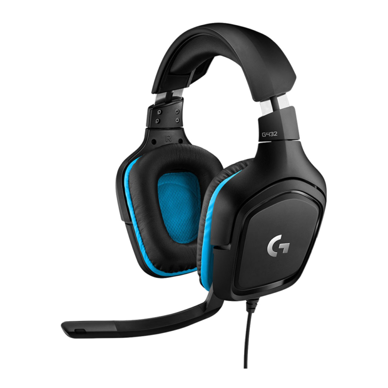 Logitech G432 Gaming Headset 7.1 Surround | Black Blue
