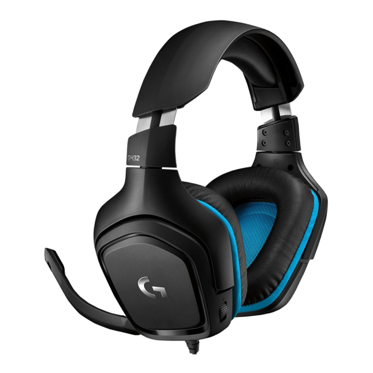 Logitech G432 Gaming Headset 7.1 Surround | Black Blue thumbnail 4