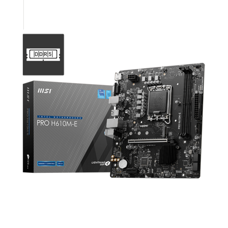 MSI Pro H610M-E DDR5 | M-ATX Intel S1700