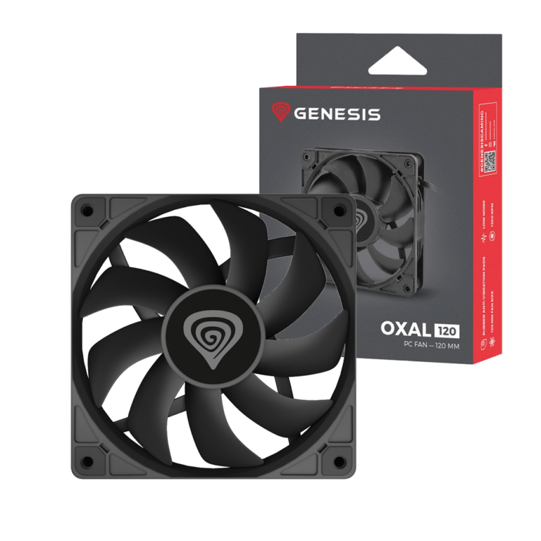 NATEC Oxal 120 120mm Black | Case Fan