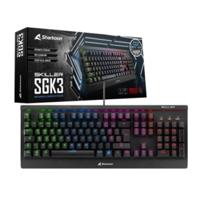 Sharkoon Skiller SGK3 RGB Mechanical Red SW | Wired DE