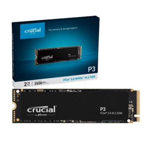 2TB Crucial P3 M.2 NVMe PCIe3.0 3500MB/s