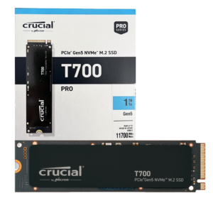 1TB Crucial T700 NVMe PCIe 5.0 11700 MB/s M.2 2280