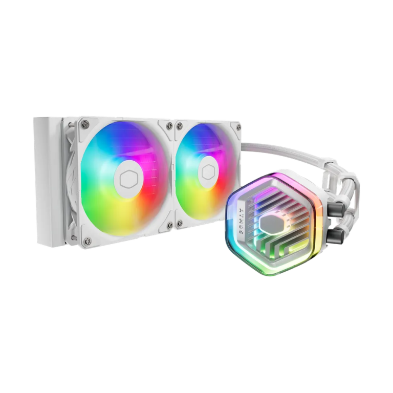 COOLER MASTER MasterLiquid 240 Atmos ARGB White | Gaming AIO thumbnail 2