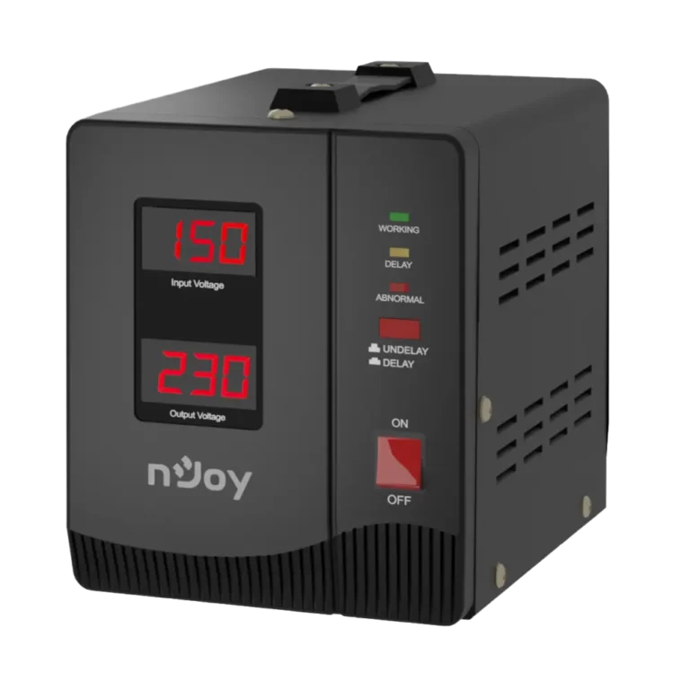nJoy Alvis2000 1200W Automatic Volgate Regulator | 2 Schuko
