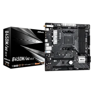 Asrock B450M/AC R2.0 DDR4 AM4 WIFI/BT M-ATX