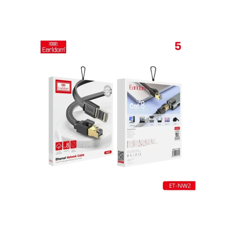 5M Cat8 Ethernet Cable Earldom 2000MHz | NW2
