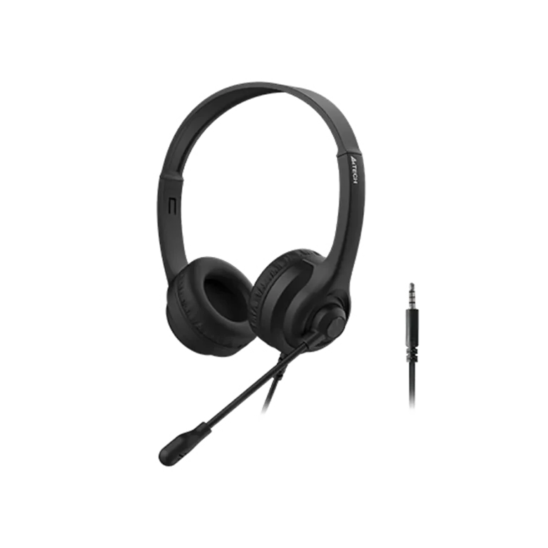 A4Tech HS-8i Stereo Headset Black | Jack 3.5mm