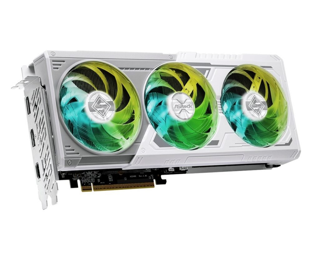 Asrock RX9060XT Steel Legend 16GB OC White RGB | Gaming - Figura 3