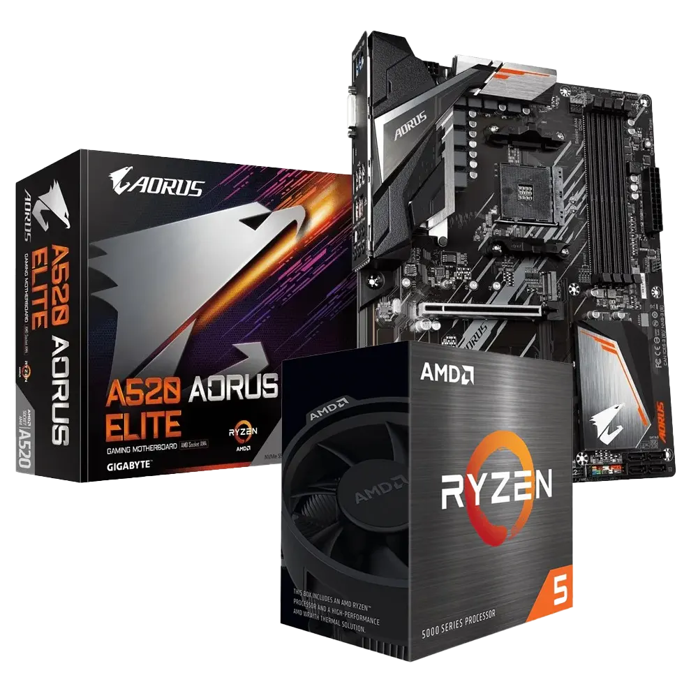 Ryzen Combo R5 5600 + A520 Motherboard | Gaming KIT