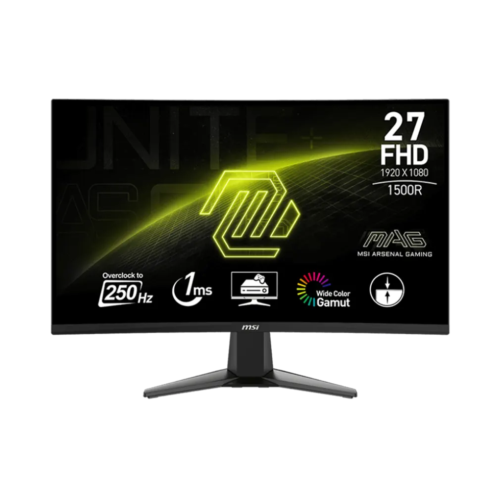 MSI MAG 27C6X GAMING MONITOR 27" CURVED 250Hz | BLACK VA
