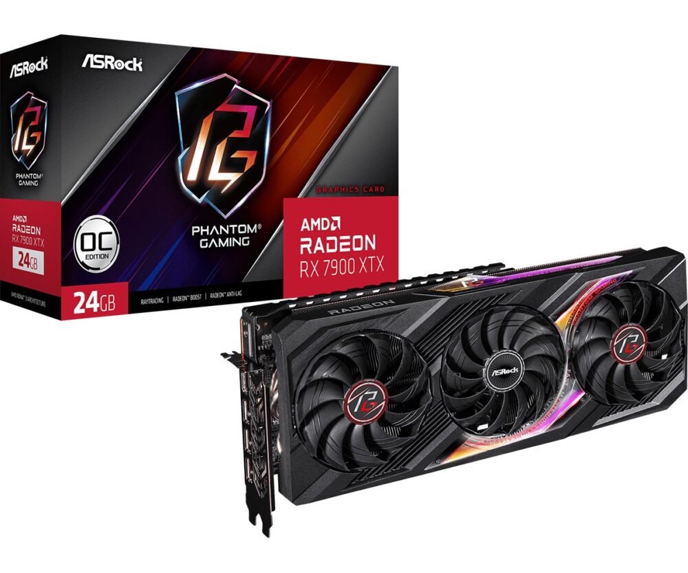Asrock RX 7900 XTX PG 24 GB GDDR6 Gaming RGB Black