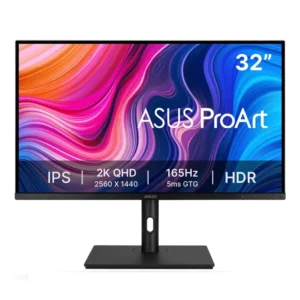 ASUS ProArt 32" 1440p 165Hz QHD USBC PD 90W | Black PA328CGV