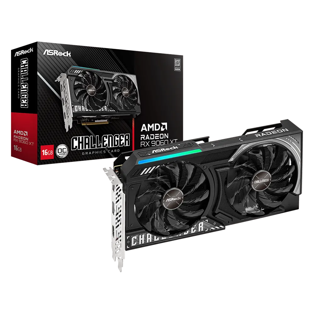 Asrock Radeon RX 9060 XT Challenger RGB 16GB OC GDDR6