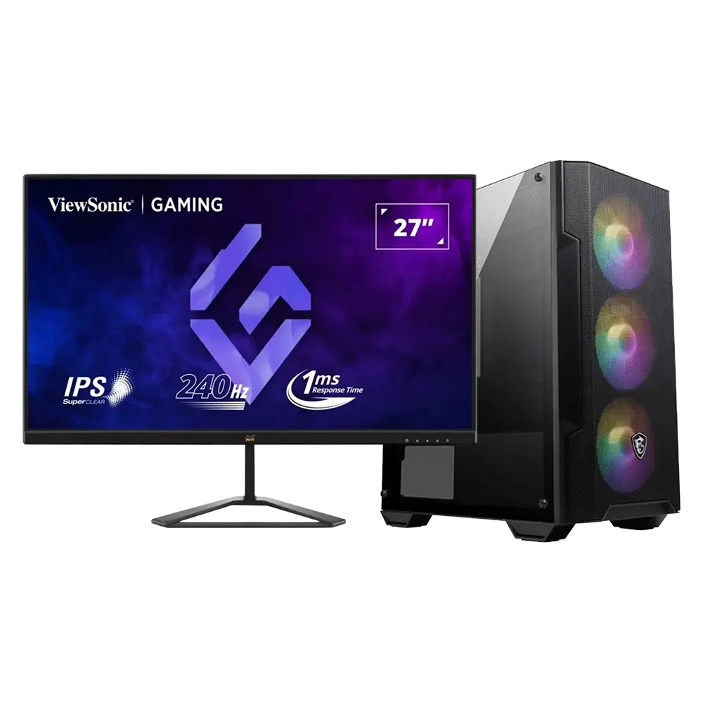 Intel Gaming Set FULL RGB i5-14400F/RTX5060Ti/DDR5/240Hz 27"
