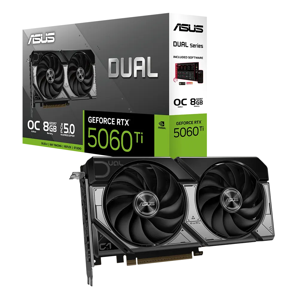 ASUS Dual RTX 5060 Ti 8GB OC GDDR7 | DualFan