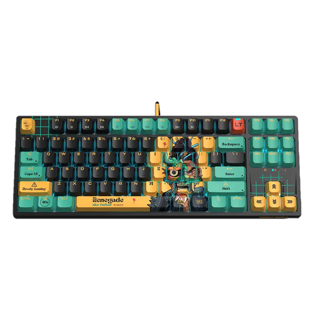 Bloody RENEGADE AT87 Alpha Mechanical Optical Switch Gaming RGB