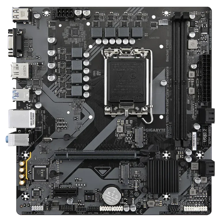 GIGABYTE B760M E DDR5 M-ATX | Intel S1700 thumbnail 2