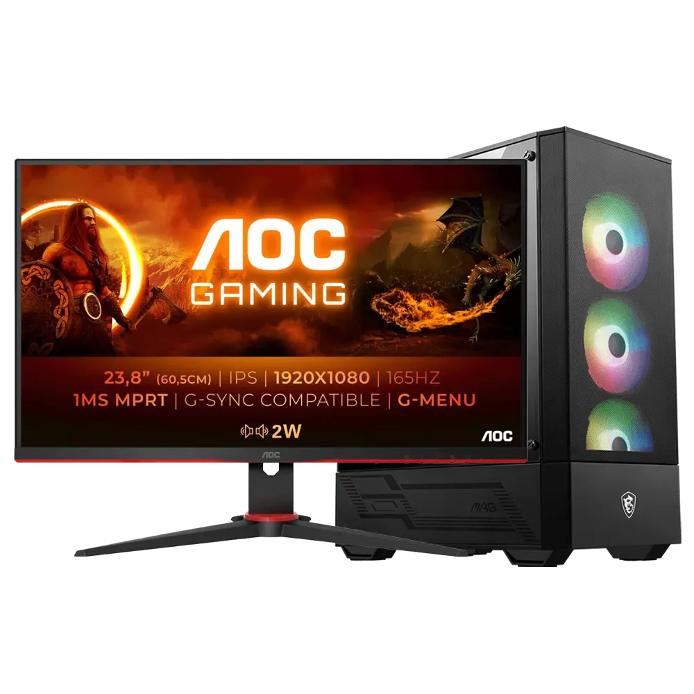 Ryzen Gaming RGB PC High Level Ryz 7 5700X/RTX 5060/16/512