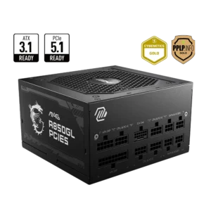 MSI 850W 80+ Gold Modular PCIe5 ATX 3.1 Black | Gaming A850GL