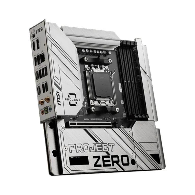 MSI B650M PROJECT ZERO WIFI6 AMD AM5 DDR5 Gaming thumbnail 4