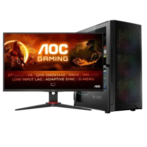 Inte RGB Set PC i5-14400F/RTX 5050/16GB D5/ 27" 2K 155Hz