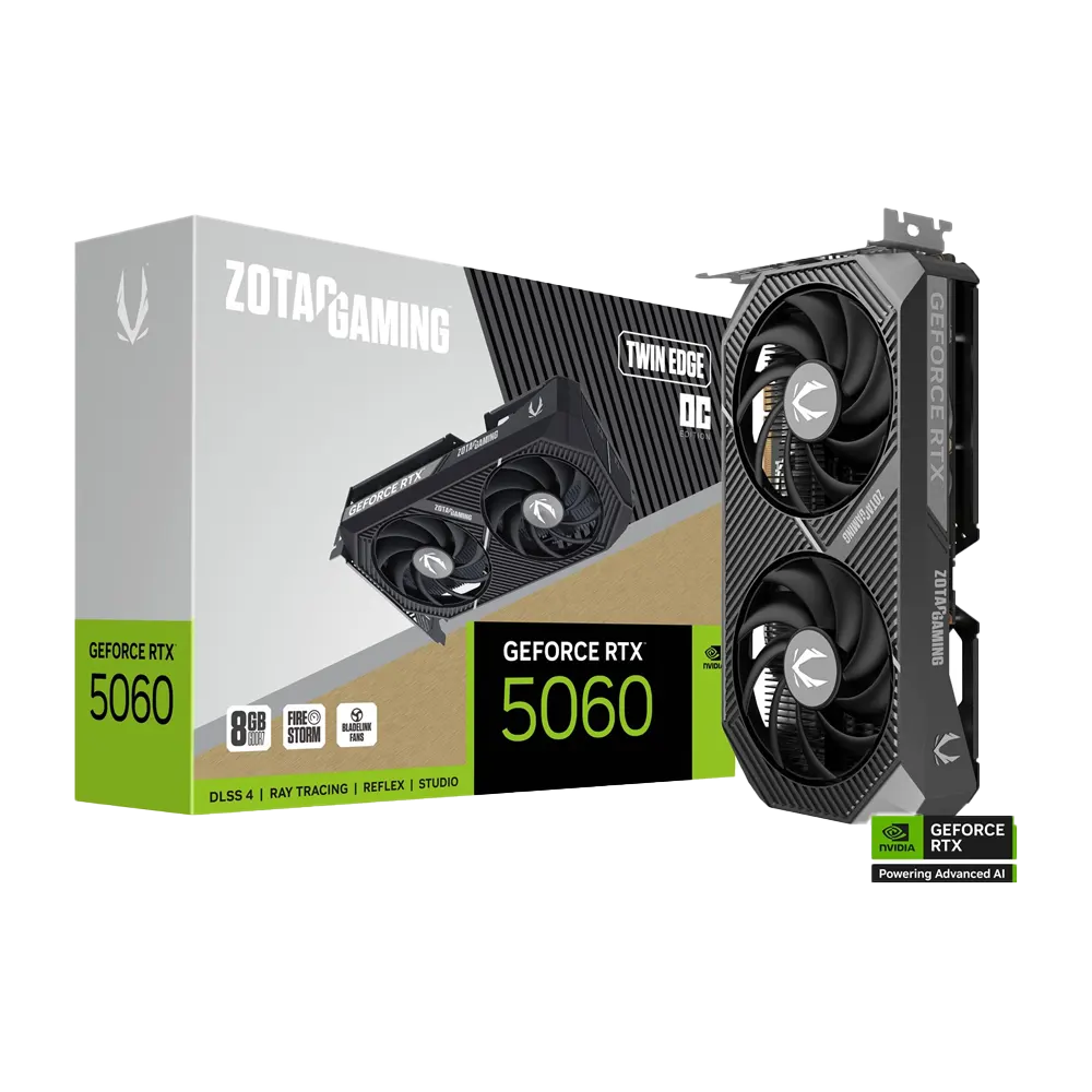 RTX 5060 8GB OC GDDR7 Zotac Gaming Twin Edge