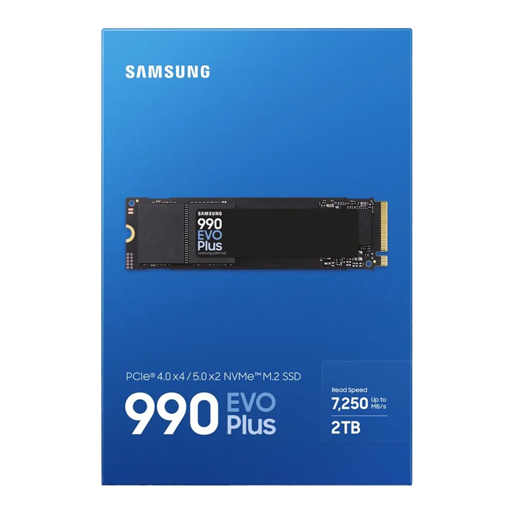 2TB Samsung 990 Evo Plus M.2 NVMe 5.0 7250MB/s