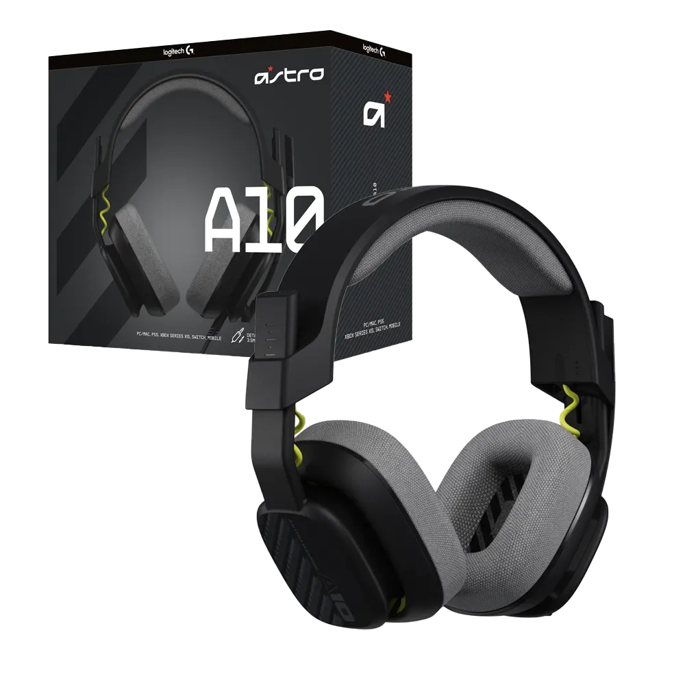 Logitech Astro Gaming A10 Gen 2 Headset wired Black