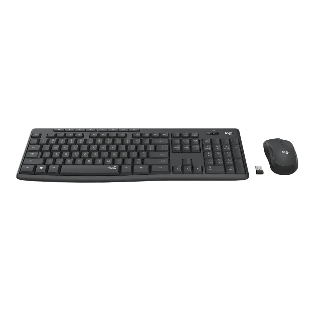 Logitech MK295 Silent Graphite Wireless Keyboard Mouse Combo - Figura 3