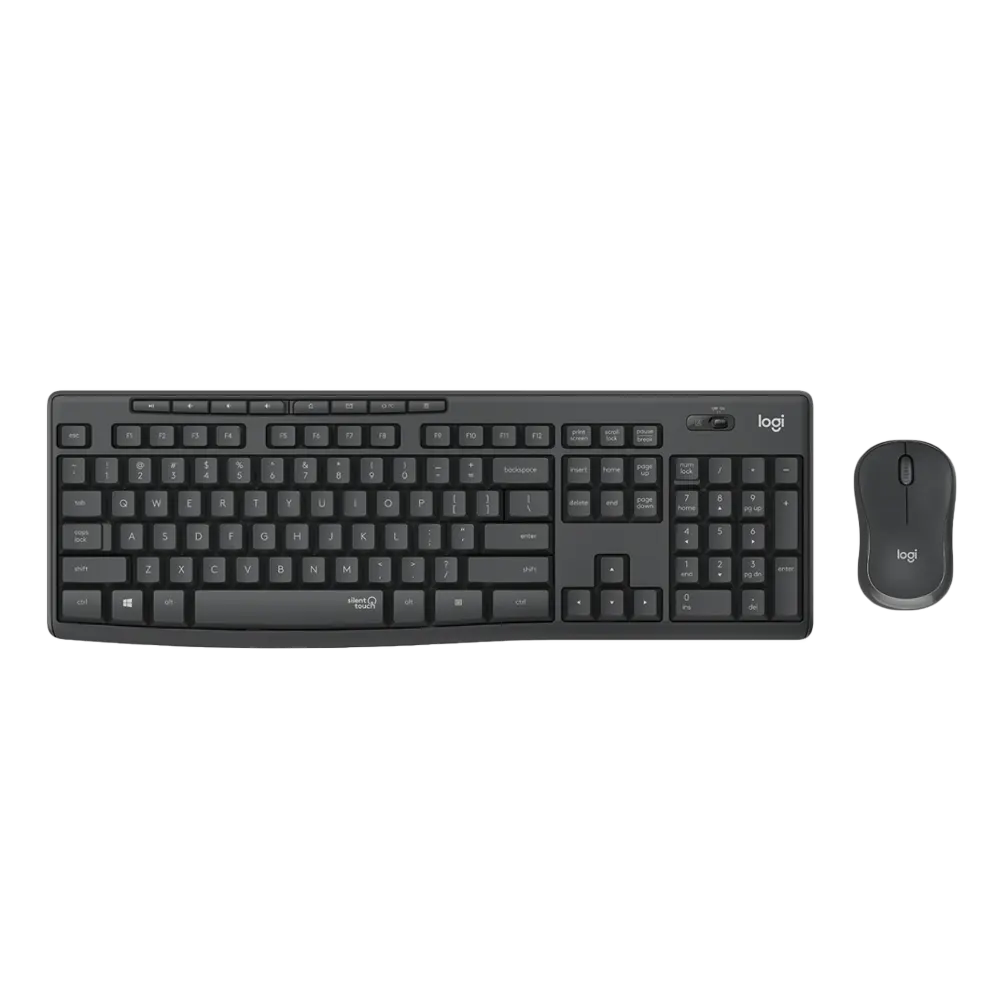 Logitech MK295 Silent Graphite Wireless Keyboard Mouse Combo