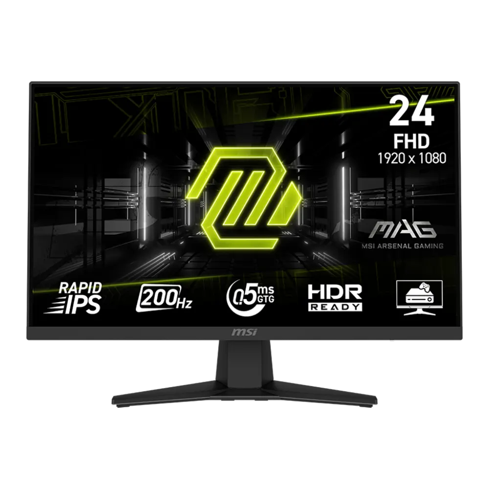MSI MAG 244F 24" 200Hz FHD Rapid IPS | Gaming Monitor