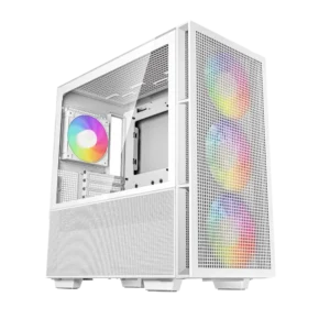 DeepCool CH560 Mesh RGB Gaming ATX White | MidTower