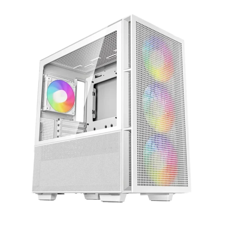 DeepCool CH560 Mesh RGB Gaming ATX White | MidTower