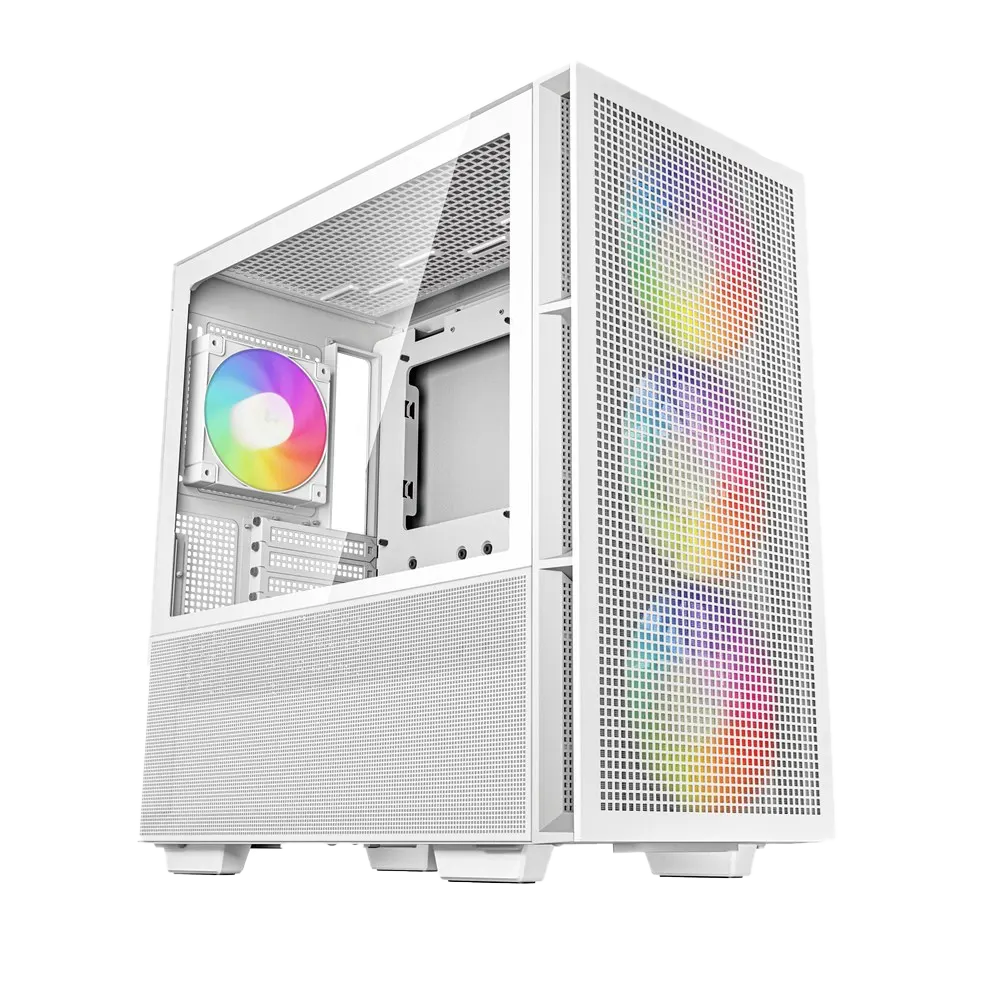 DeepCool CH560 Mesh RGB Gaming ATX White | MidTower