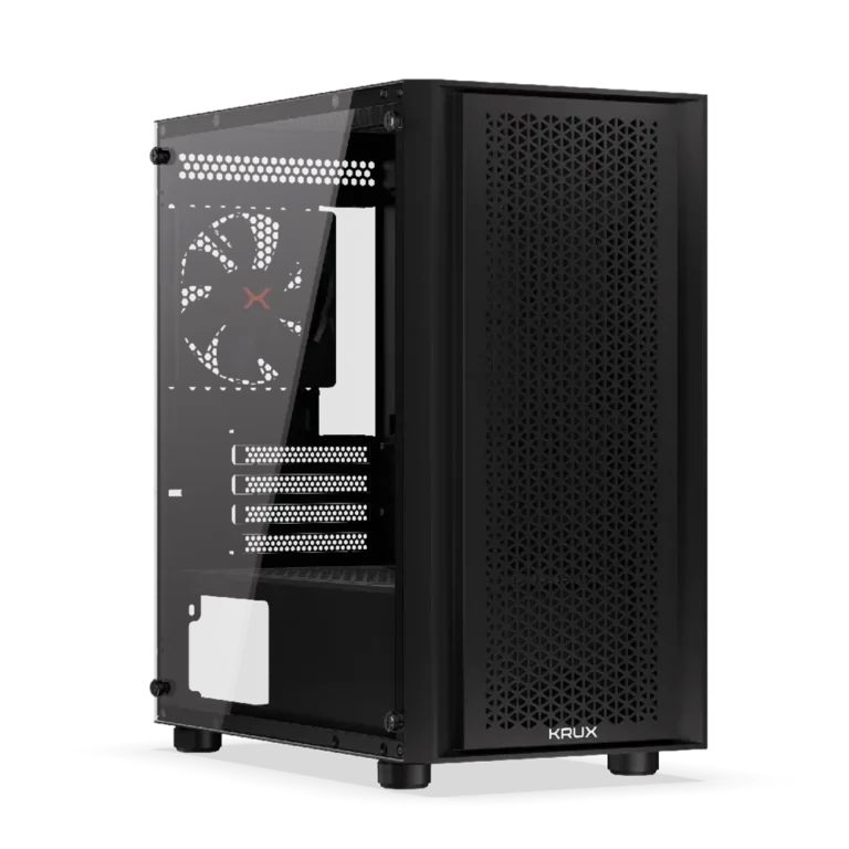 Krux Scor Black Mesh m-ATX Case