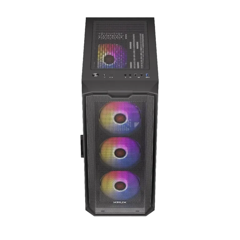 Krux Orona ARGB Mesh ATX | Black thumbnail 4