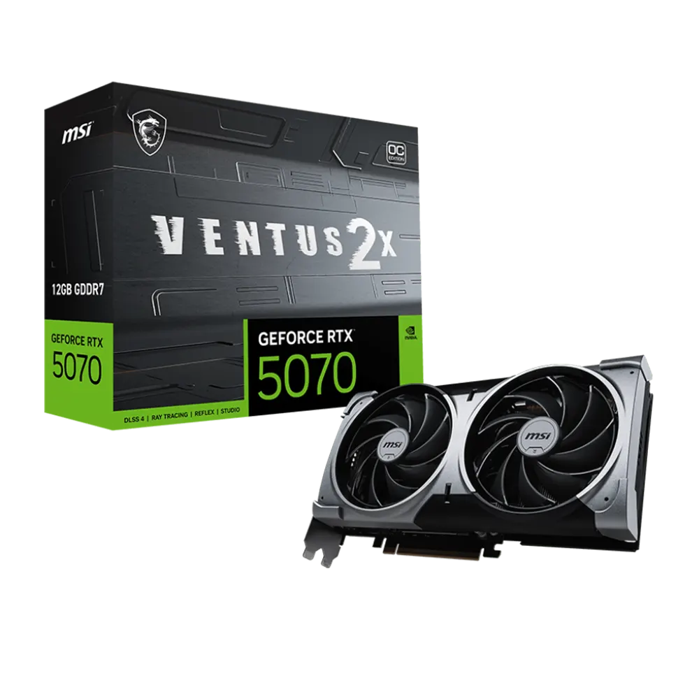 MSI RTX 5070 12GB GDDR7 VENTUS 2X OC