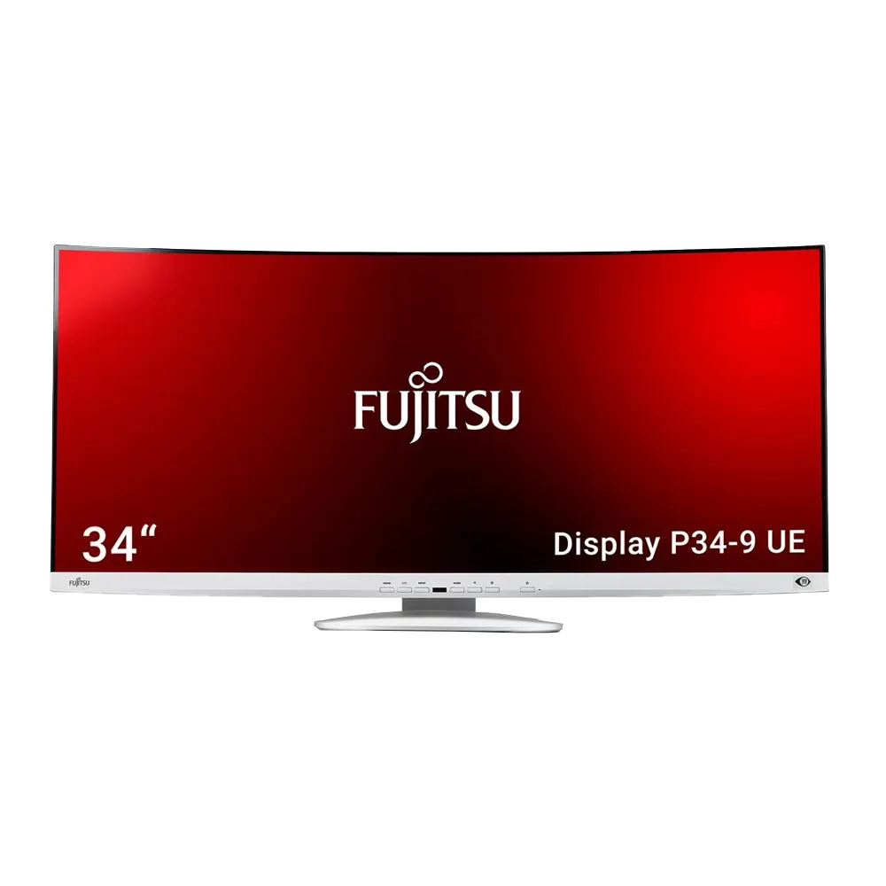 Fujitsu 34" UltraWide Curved 2K QHD 100Hz 10Bit White | Used PRO