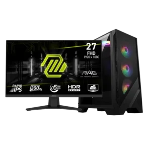 Ryzen High Gaming v2 RGB PC R7 8400F/RTX 5060Ti/27" 200Hz