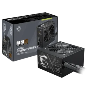 MSI MAG A750BN PCIE5 II 750W 80+ Bronze Black